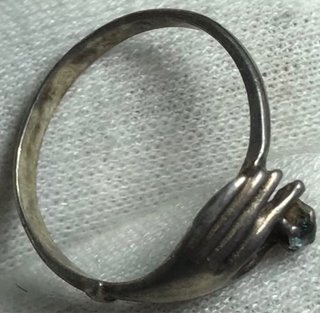 Anillo Plata Ley Mano Esmeralda + Regalo