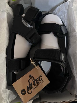 Sandalias Hi-Tec Barefoot Negras