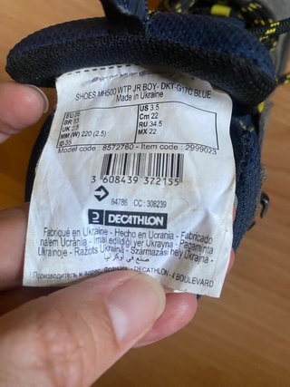 Botas de montaña niño MH 500