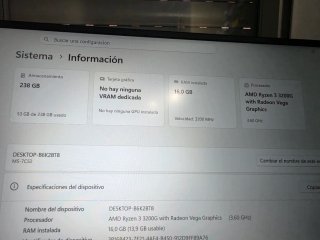PC Ryzen | 16gb ram | SSD 240gb