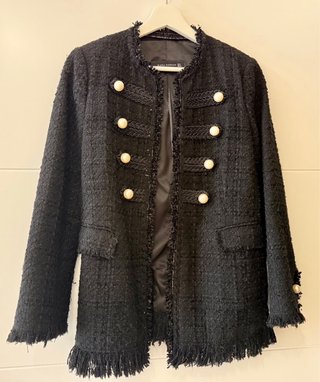 Chaqueta Zara Negra Talla S