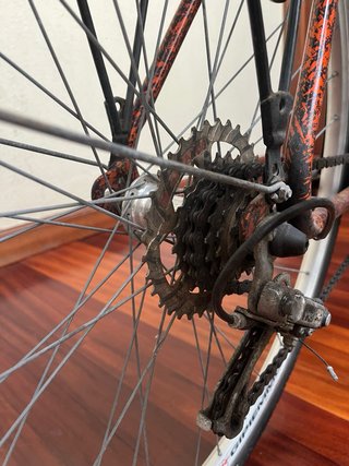 Bicicleta montaña años 90 piezas originales