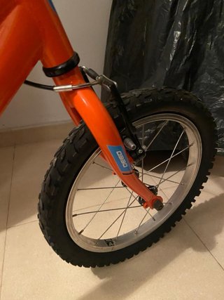 Bicicleta Infantil Naranja 16