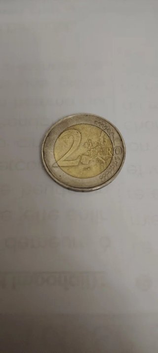 Moneta da 2 Euro Belgio 2000 decale