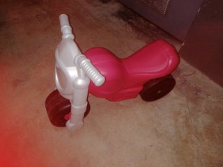 Moto infantil rosa