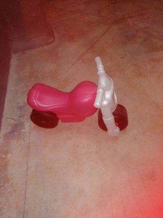 Moto infantil rosa