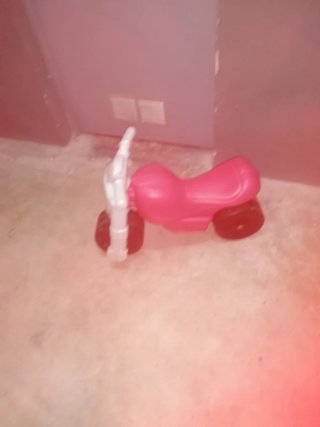 Moto infantil rosa