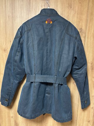 Chaqueta motera Spagnolo azul