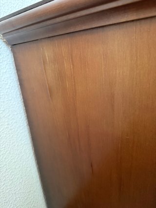 Dormitorio completo madera oscura