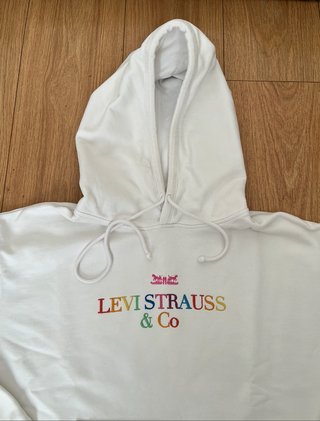 Sudadera Levi's Blanca Logo Multicolor
