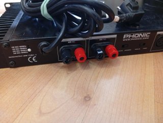 Amplificador Phonic MAX250 Negro