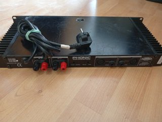 Amplificador Phonic MAX250 Negro