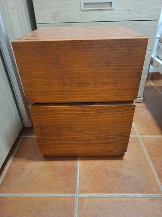 Mesitas de Noche Madera Marrón