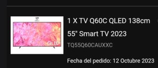 TV Samsung 55 QLED 138cm TQ55Q60C