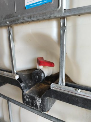 Depósitos 1000L IBC jaula metálica