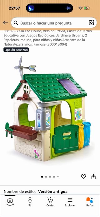Casa dei giocattoli per giardino o interni eco house