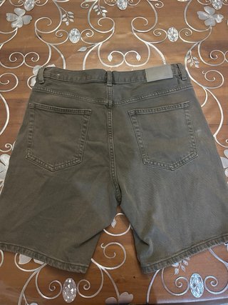 Pantaloncini Zara Verde Oliva Lung:51 Larg41