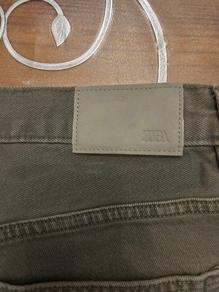 Pantaloncini Zara Verde Oliva Lung:51 Larg41