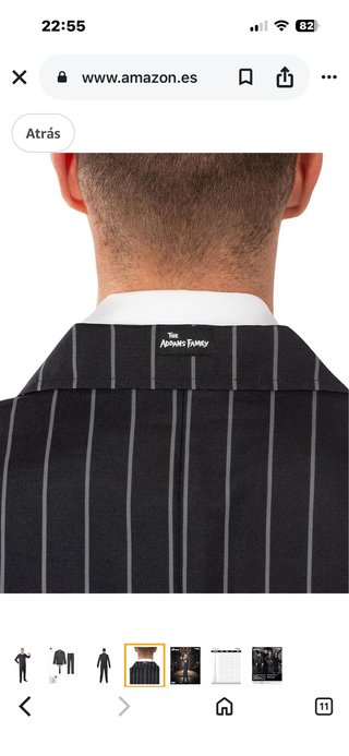 Disfraz Gómez Addams Talla L .