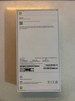 iPhone 16 Negro 128GB