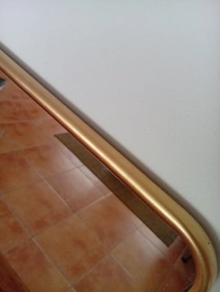 Espejo Dorado Mid Century