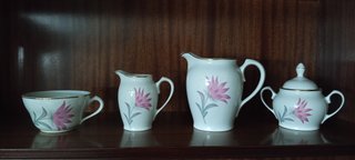 Juego de té/café en porcelana
