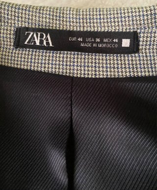 Traje Zara Gris Hombre