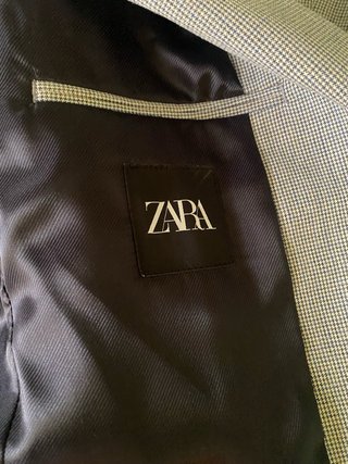 Traje Zara Gris Hombre