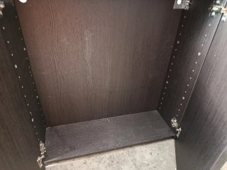 Espejo de baño madera y cristal