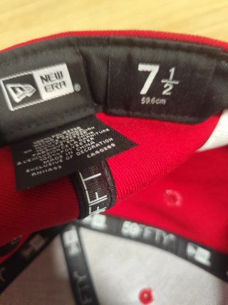Gorra New Era NY Roja Blanca
