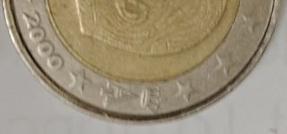 2 euro Belgio 2000 - Eccesso di metallo
