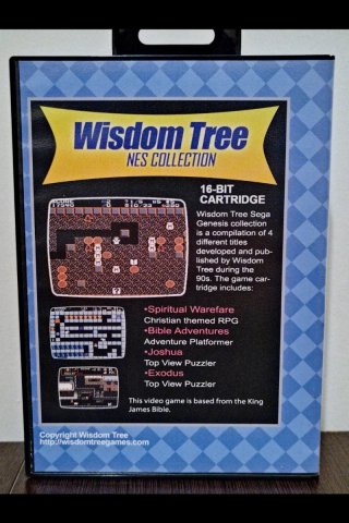 Lote Juegos Wisdom Tree NES Sega Megadrive Genesis