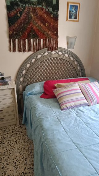 Cabecero de cama ratán