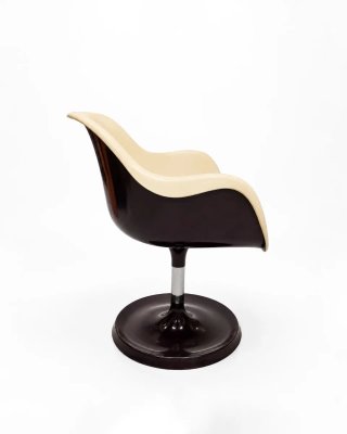 Sillón tipo tulip diseño Space Age, años 70