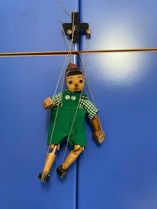 Marionetta Pinocchio in legno
