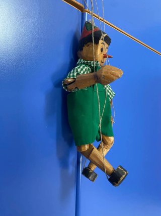 Marionetta Pinocchio in legno