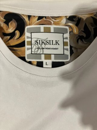 Camiseta SikSilk Blanca Talla L