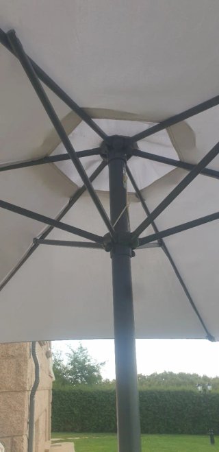 Sombrilla gris 2x2m