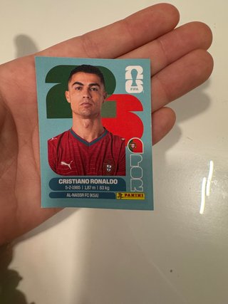 Cromo Cristiano Ronaldo Panini Mundial 2026