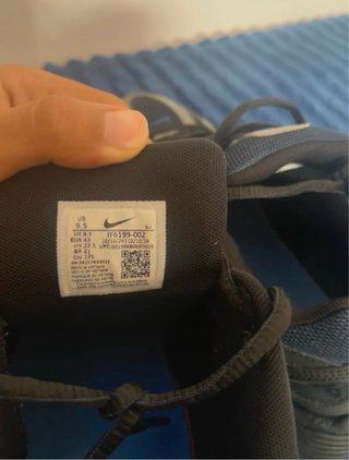 Zapatillas Nike P-6000 Azul Marino y Negro Talla43