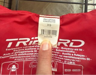 Chaleco salvavidas Tribord Talla XS