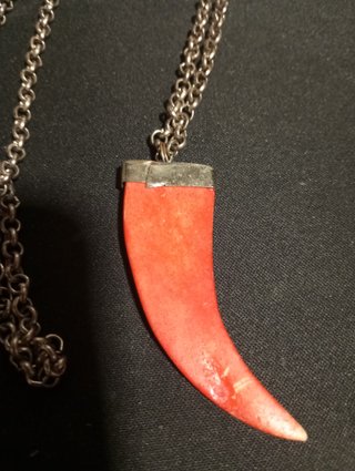Collar mujer con colgante rosa y cadena