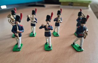 10 soldatini di piombo esercito francese