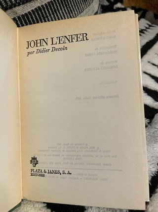 John l Enfer.  Didier Decoin