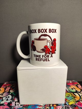Caneca Box Box Box - Fórmula 1