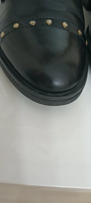 E165-Zapatos piel doble hebilla