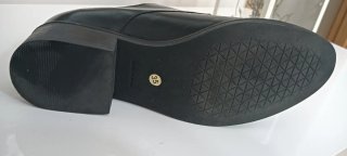 E165-Zapatos piel doble hebilla