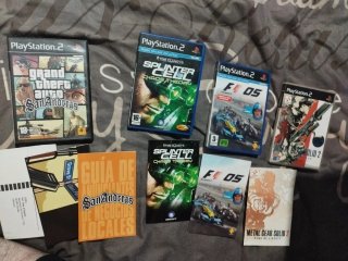 Pack 4 Juegos PS2: GTA San Andreas, Splinter Cell,