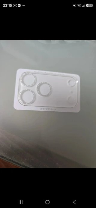 Proteggi fotocamera iPhone 17 Pro Max Argento