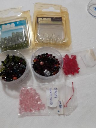 Lote piedras bisutería pequeñas